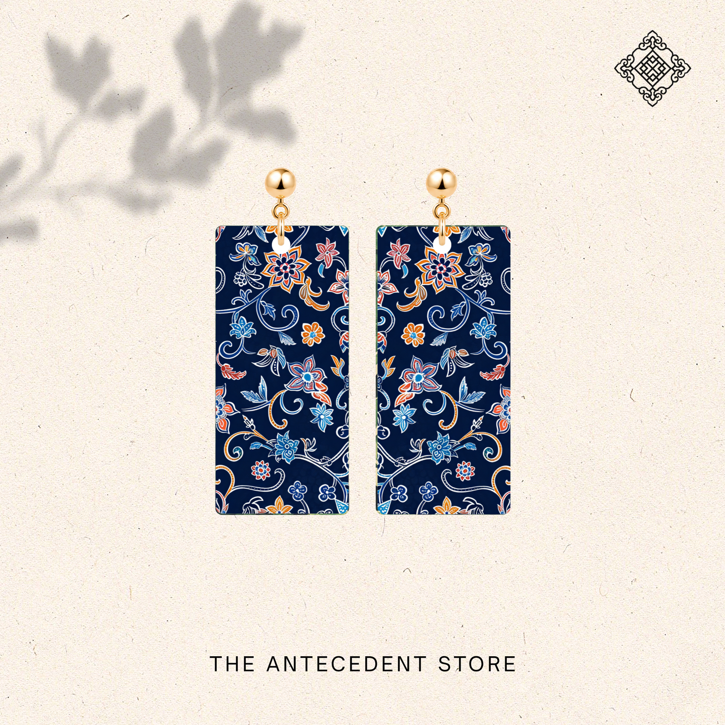 Reimagined Batik Earrings