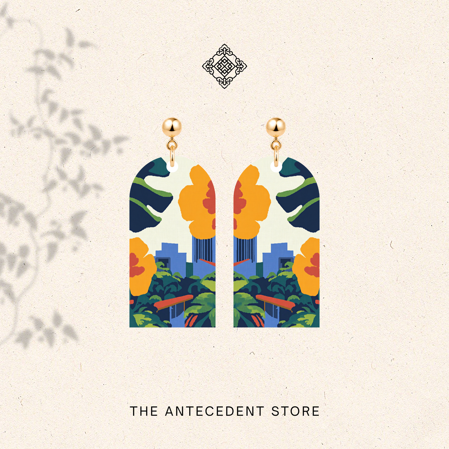 Singapore Skyline Earrings | Island Colours Series No. 03