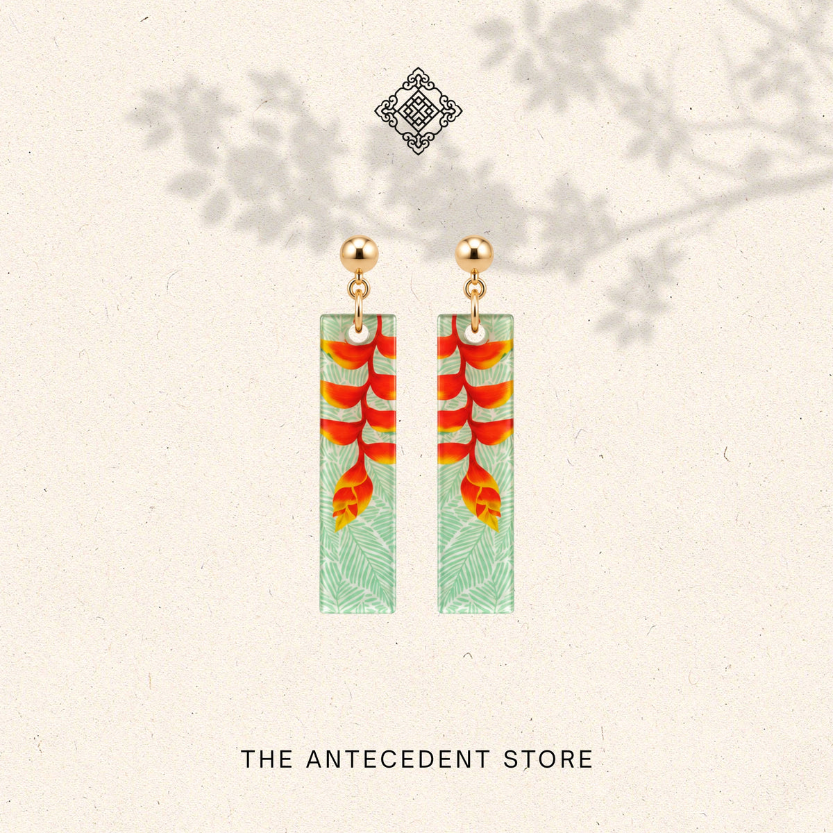 Heliconia Earrings | Stories Of Singapore