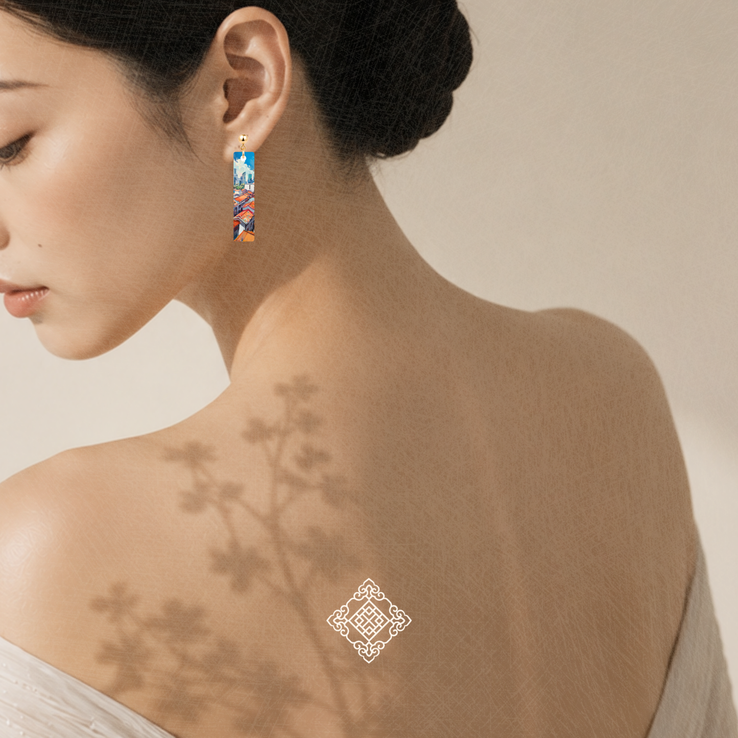 Singapore Skyline Earrings