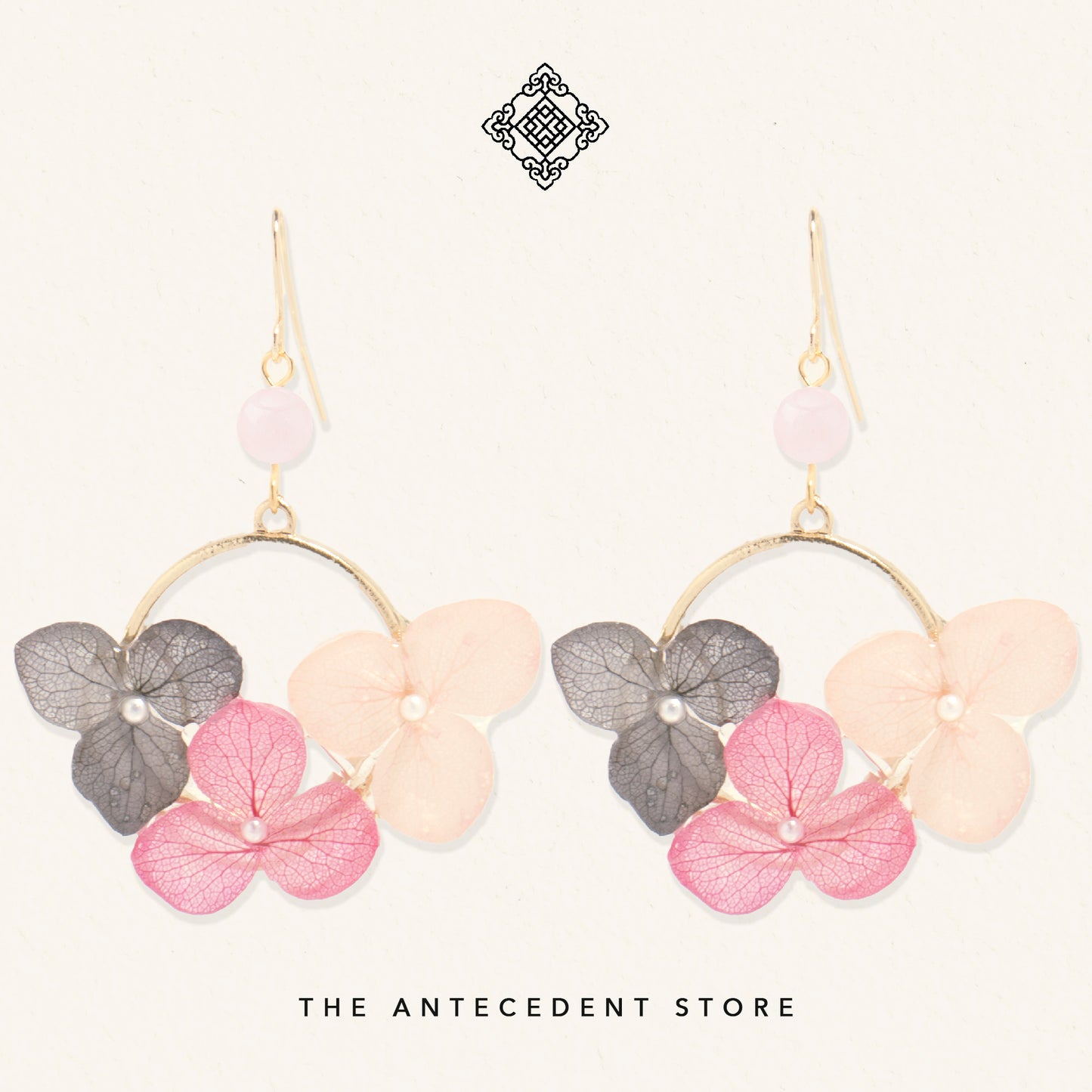 Blossom & Brilliance: The Floral Elegance Collection - Look 1 | Rose Quartz Crystal