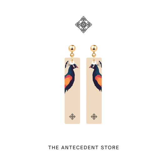 雀羽·生辉 | Peacock Earrings