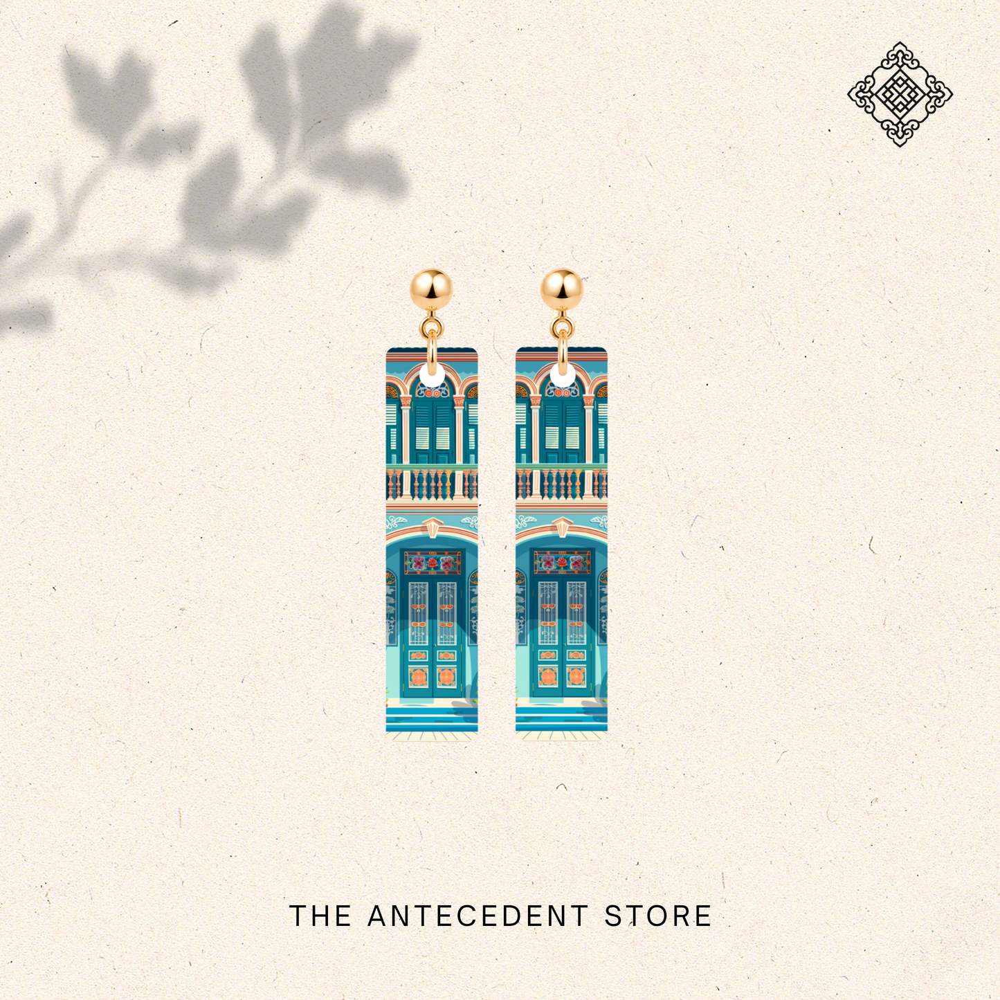 Joo Chiat Peranakan Shophouse Earrings