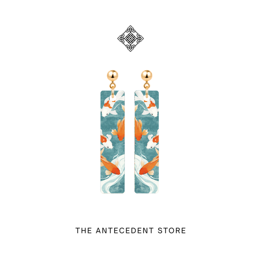 锦鲤·跃川 | Koi Earrings