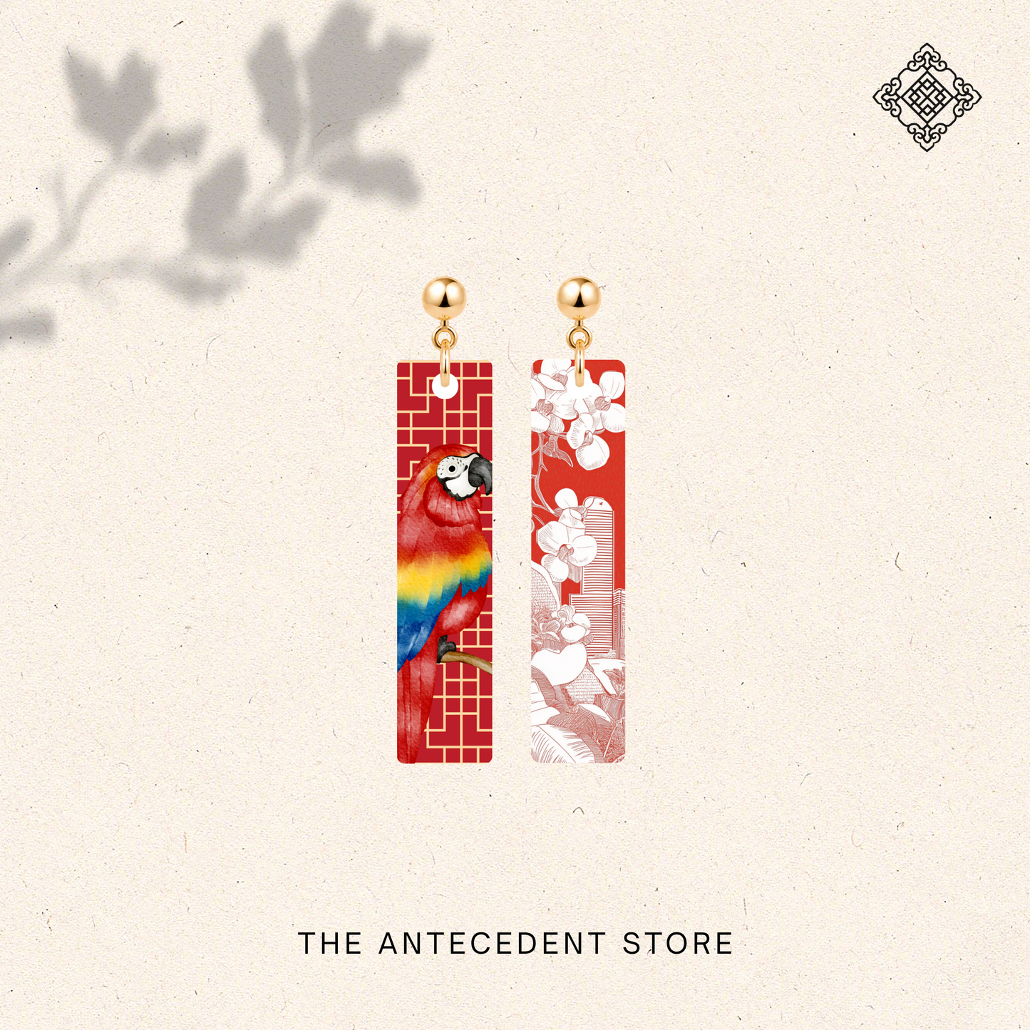 狮城·双景 | Singapore Dualscape Earrings
