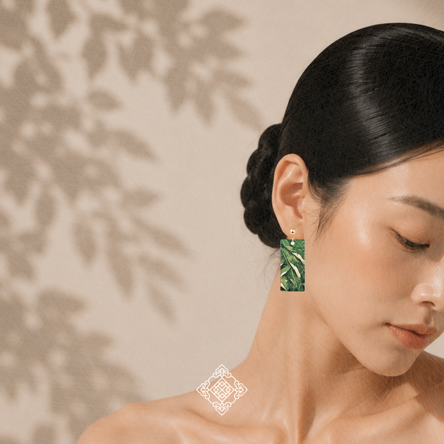 Banana Leaf Earrings