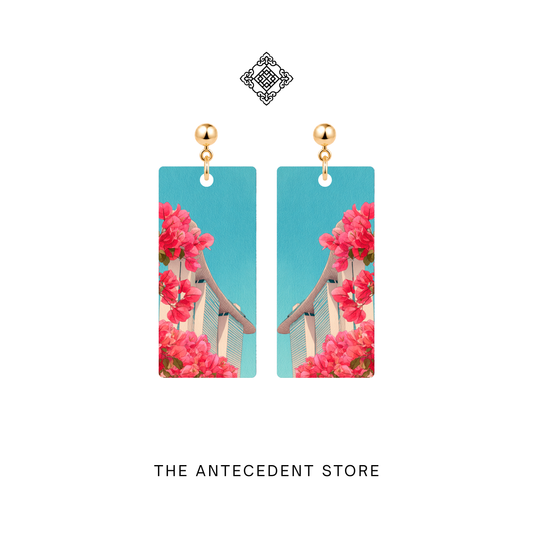 Singapore in Bloom Earrings | Bougainvillea