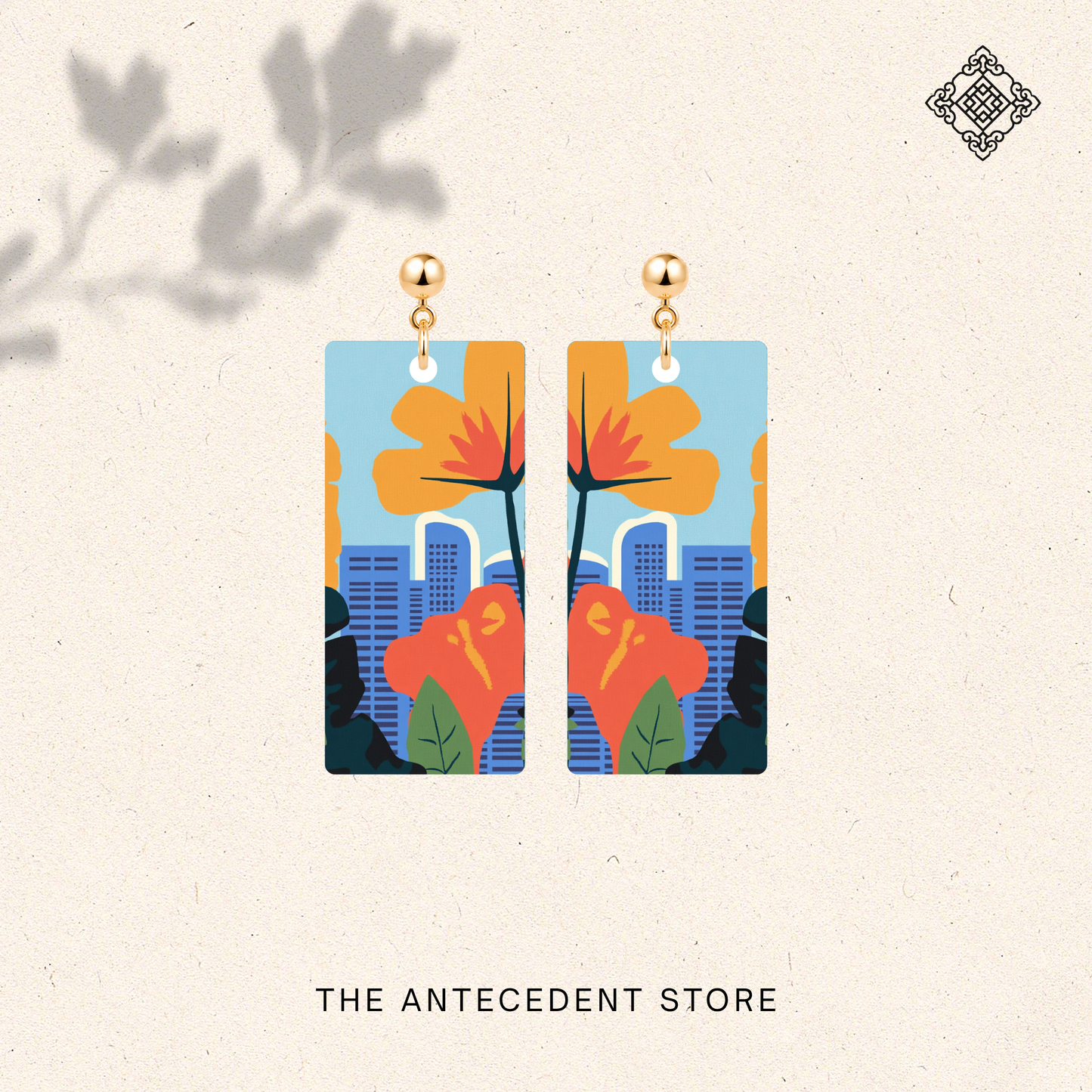 Singapore Skyline Earrings | Island Colours Series No. 01
