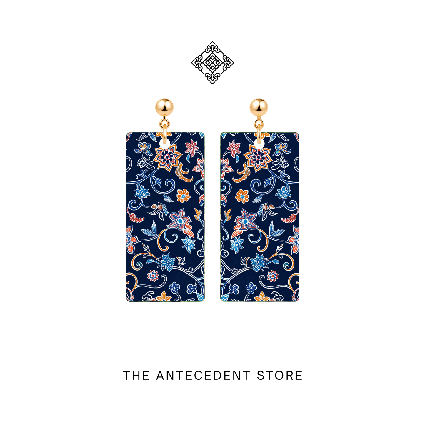 Reimagined Batik Earrings