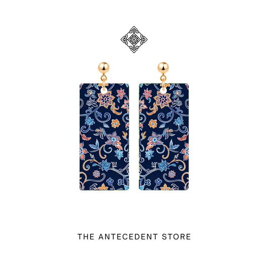 Reimagined Batik Earrings