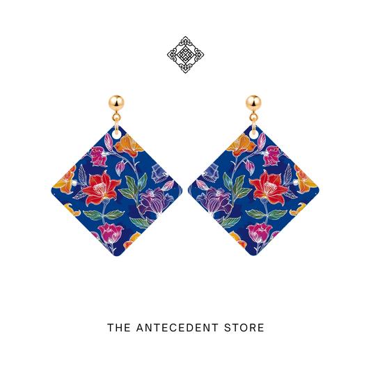 Batik Garden City Earrings | Stories Of Singapore