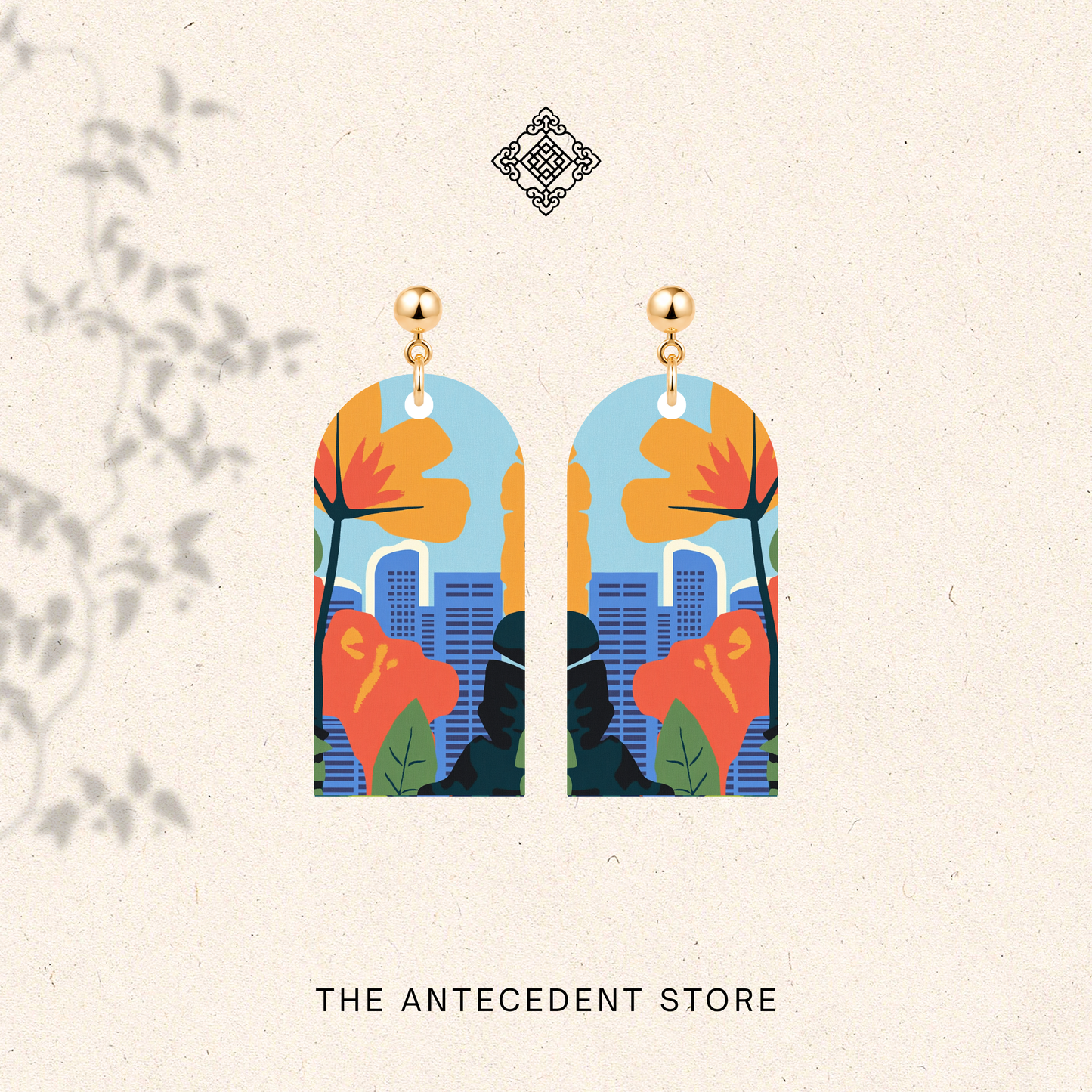 Singapore Skyline Earrings | Island Colours Series No. 02