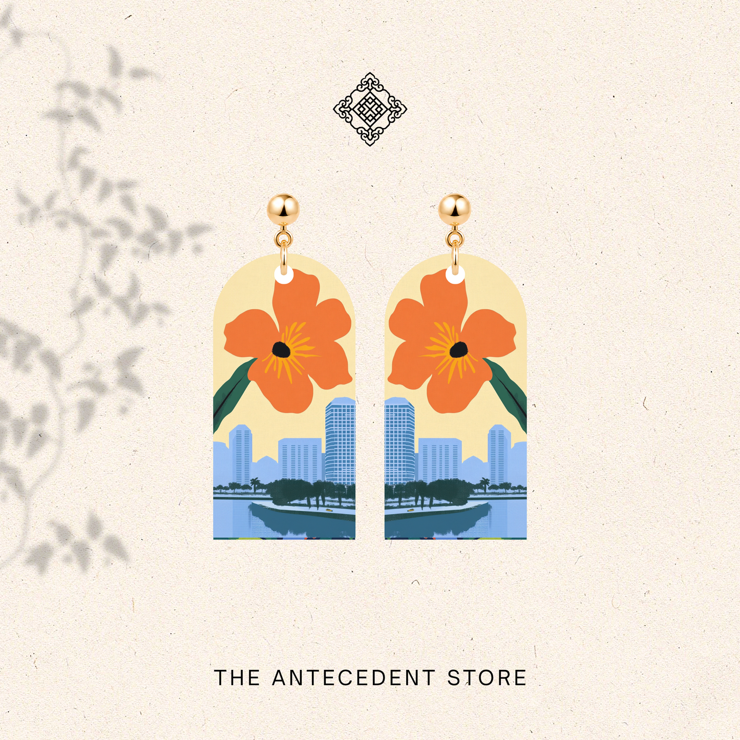 Singapore Skyline Earrings | Island Colours Series No. 05