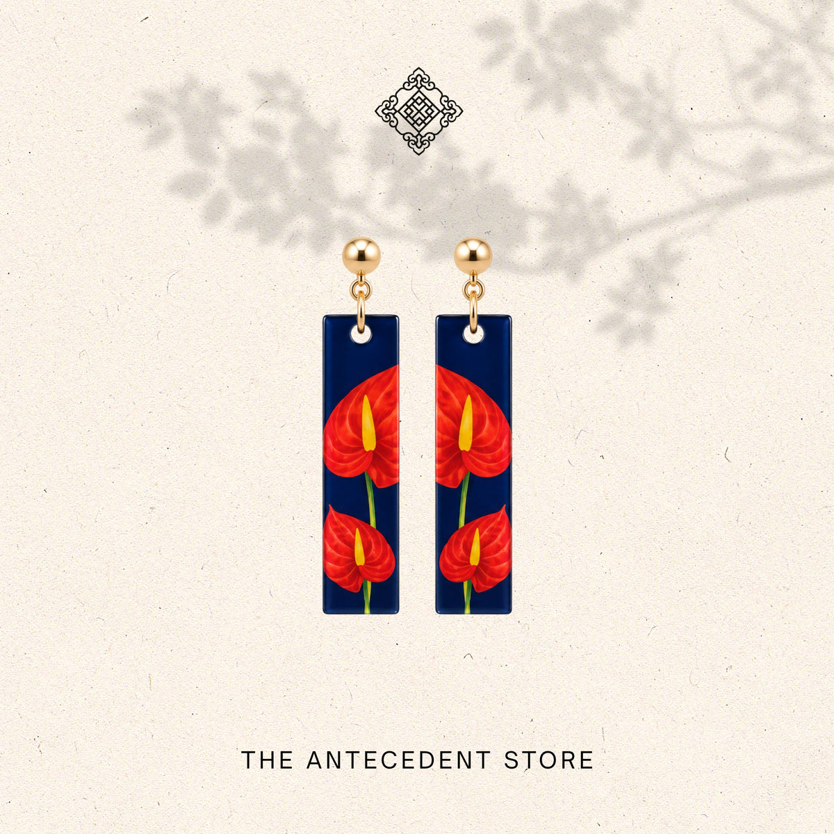Anthurium Earrings | Stories Of Singapore