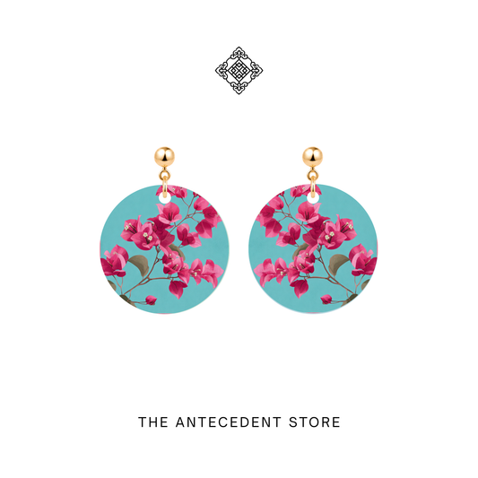 Bougainvillea Earrings