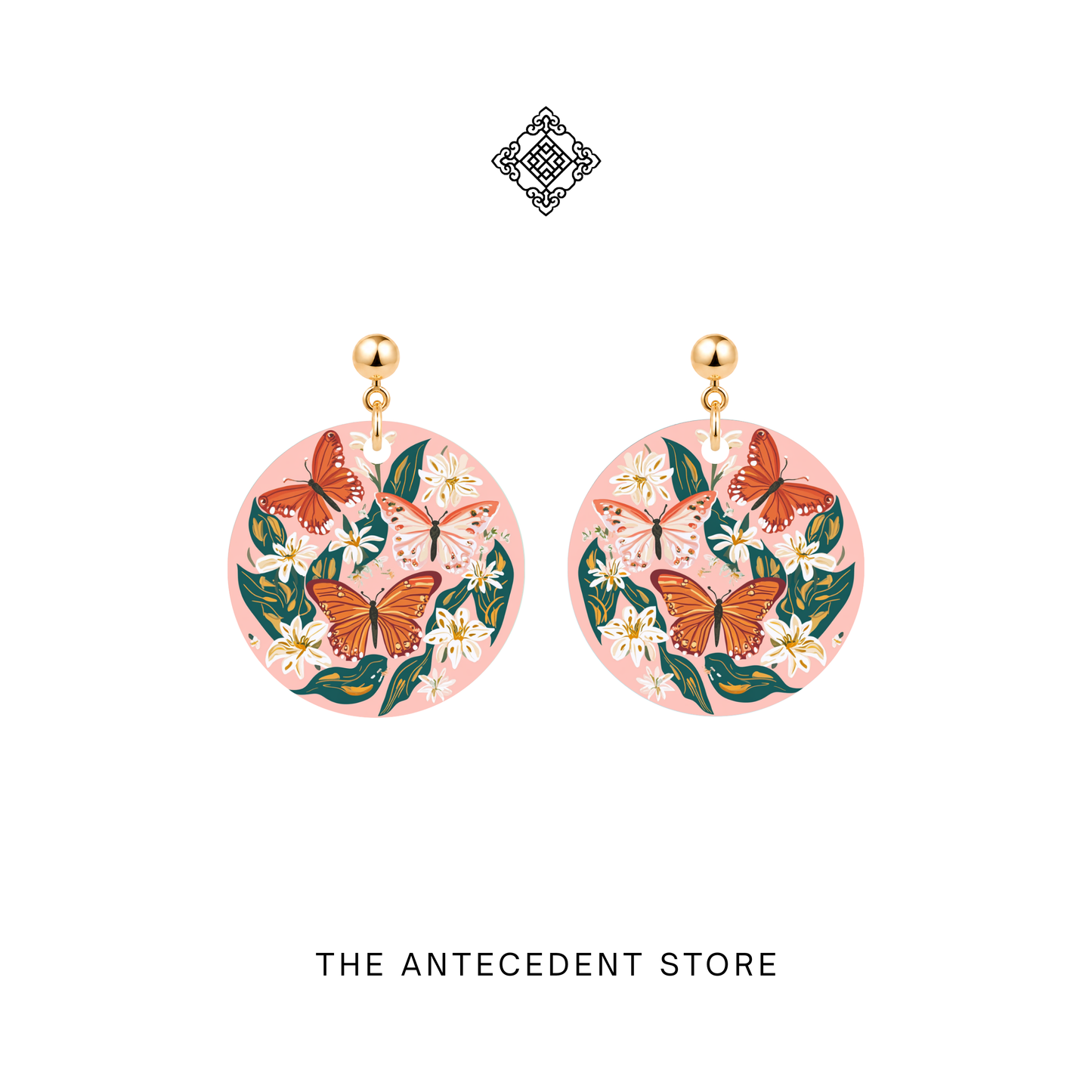 蝶舞·花间 | Butterfly Garden Earrings