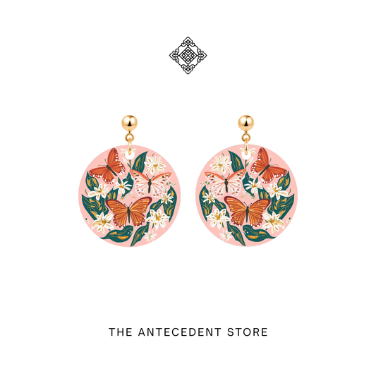 蝶舞·花间 | Butterfly Garden Earrings