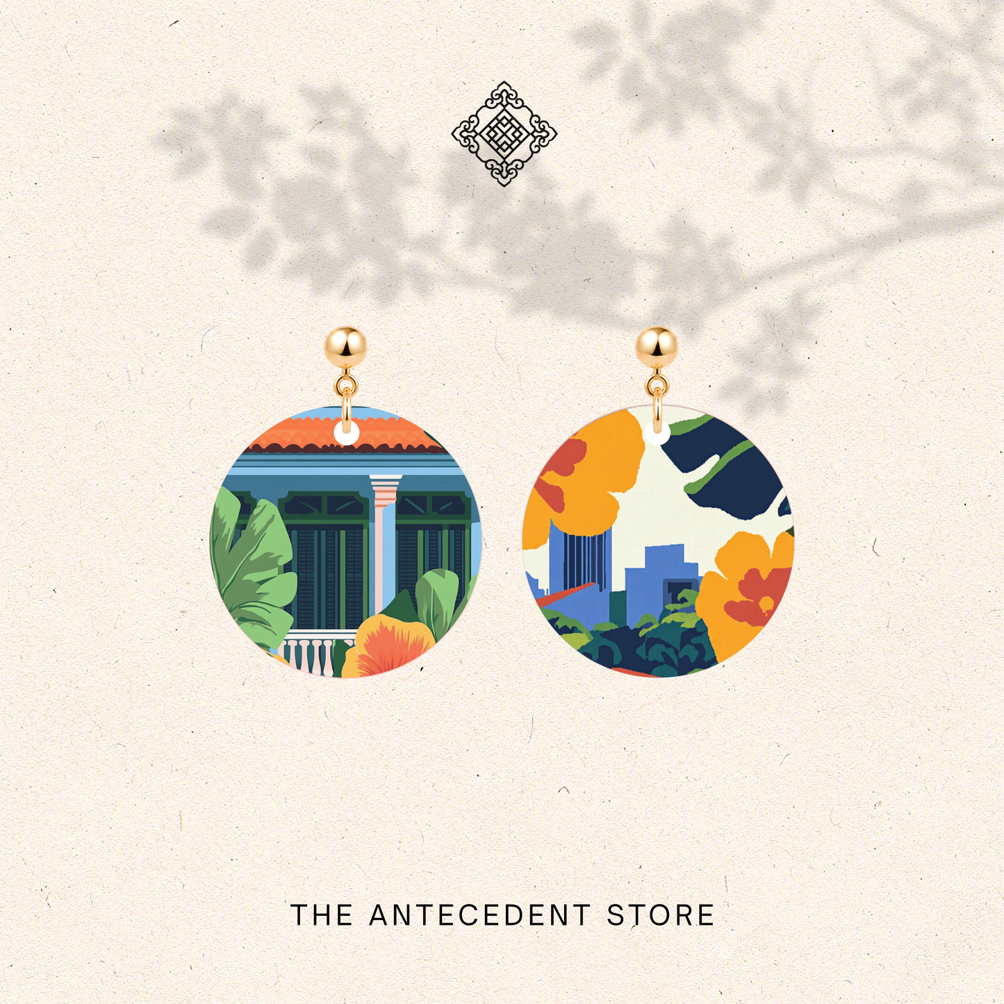 新旧相映 | Singapore Heritage & Skyline Earrings
