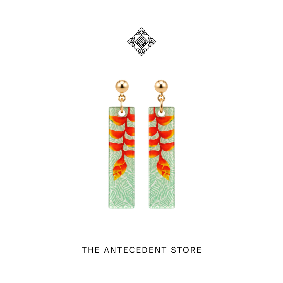 Heliconia Earrings | Stories Of Singapore