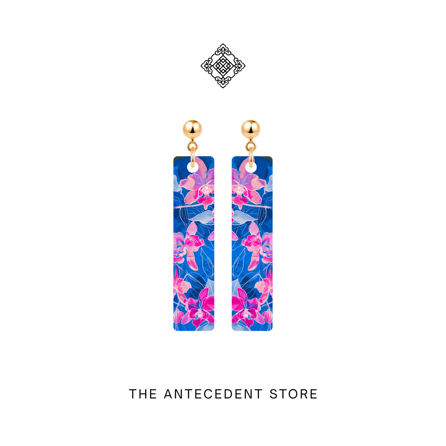 兰韵·盛放 | Vanda Miss Joaquim Orchid Earrings