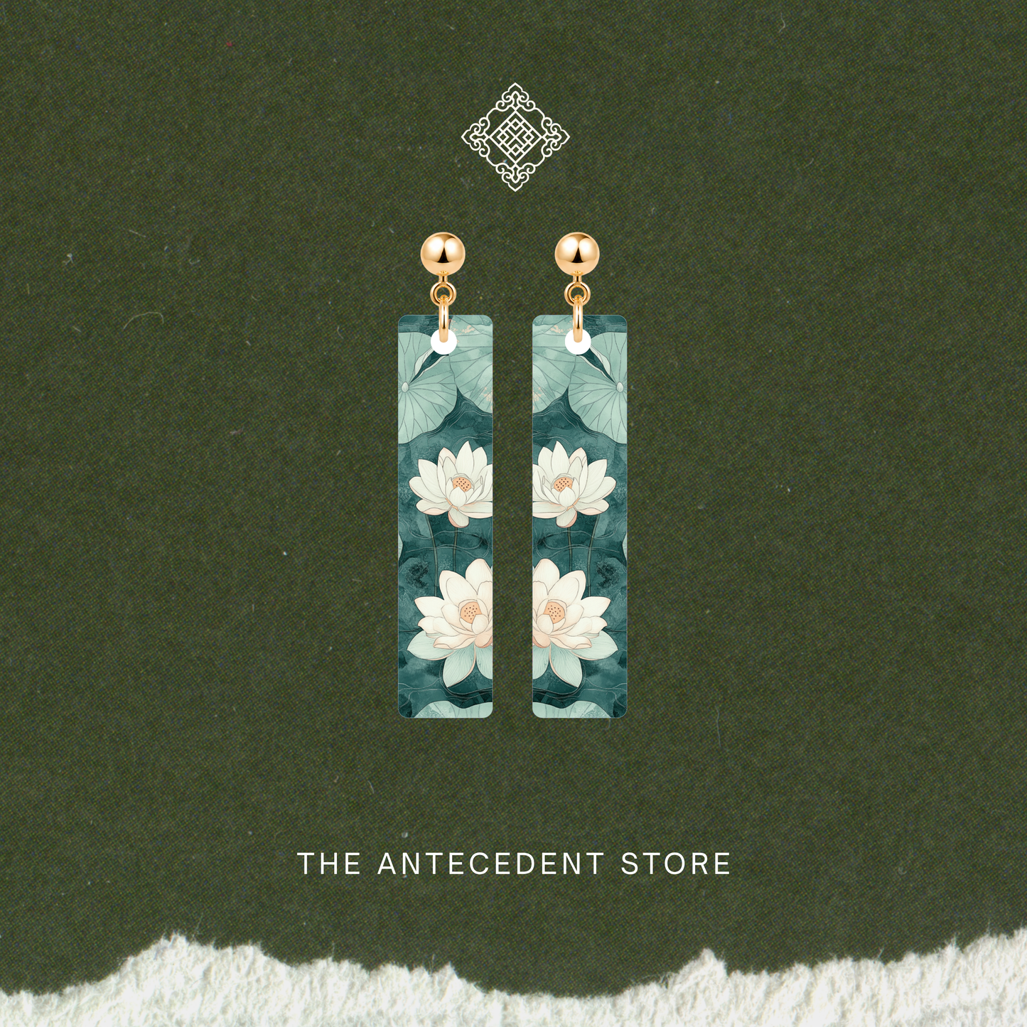 芙蕖·清韵 | Lotus Earrings