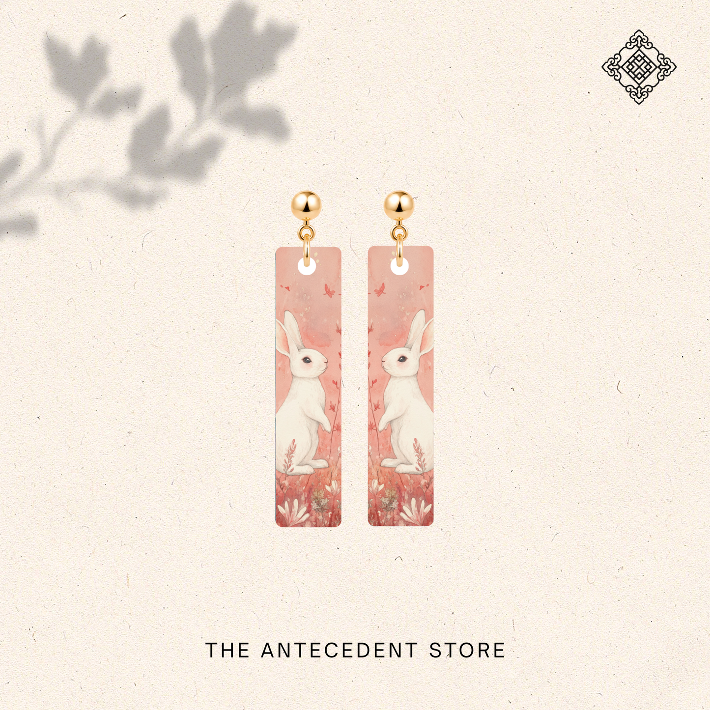玉兔 | Celestial Jade Rabbit Earrings