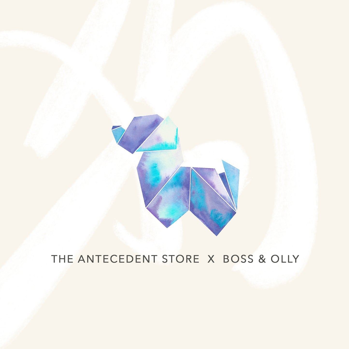 The Antecedent Store X Boss & Olly - Origami Dog Collection