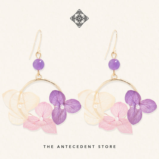 Blossom & Brilliance: The Floral Elegance Collection - Look 1 | Amethyst Crystal