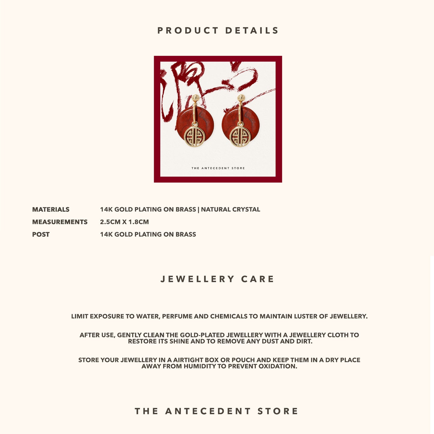 【安】Yellow Topaz Earrings - 14K Real Gold Plated Jewelry